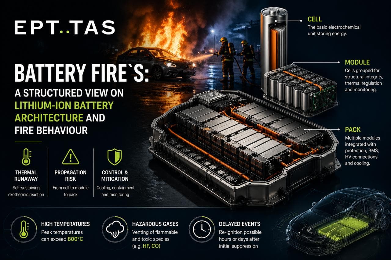 Battery Fires: Linking System Architecture to Fire Behaviour and Risk