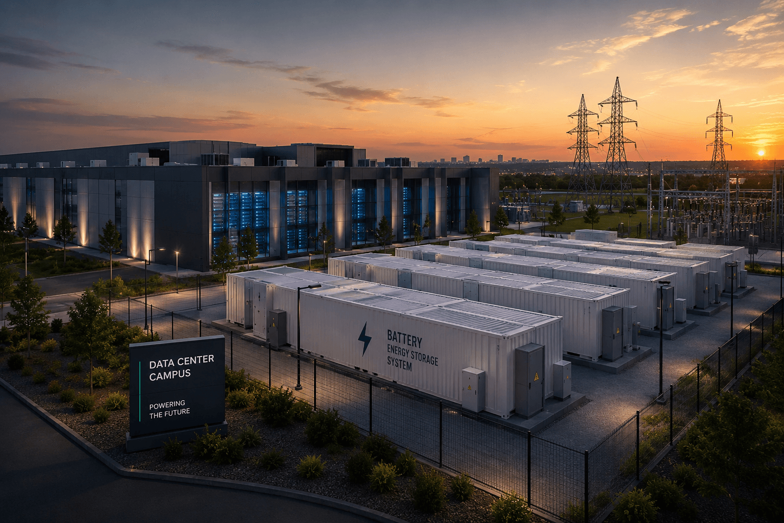 Why AI Data Centers Are Turning to Batteries